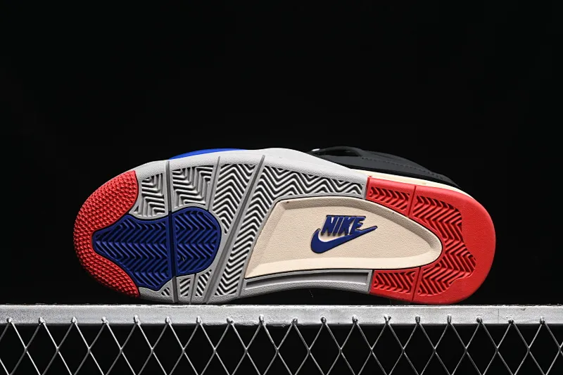 All categories Air Jordan Jordan series basketball shoes Air Jordan 4 Air Jordan 4 Retro "Lase" AJ4 Joe 4 black gray blue color FV5029-003